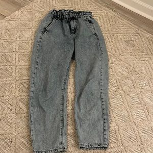 cropped jeans